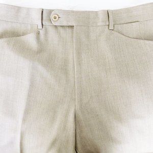 Hermes Men's Dress Pants in Light Beige